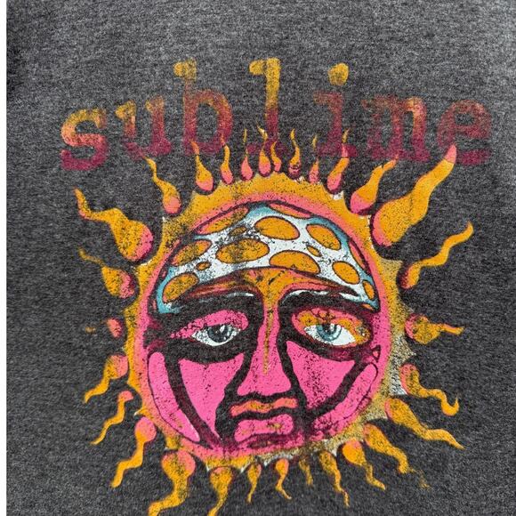 Sublime ska punk reggae band Sun t-shirt Size Women's Large - Picture 2 of 3